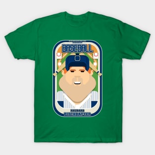 Baseball Blue Pinstripes - Deuce Crackerjack - Josh version T-Shirt